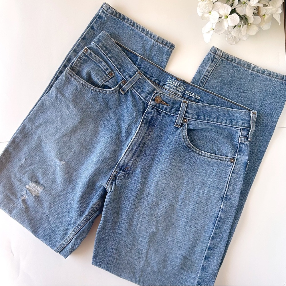Signature by Levi Strauss Mens Levi’s Relaxed Fit Jeans